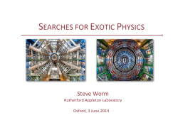 Searches for Exotic Physics at the LHC