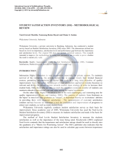 student satisfaction inventory (ssi)