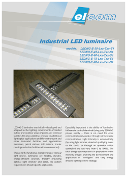 Industrial LED luminaire - Elcom BGD