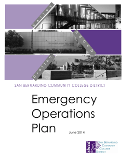 also called Emergency Operations Plan