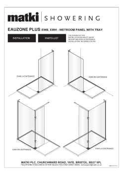 EWH Installation Instructions