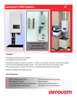 EWS Station 4in - Aerocom Systems, Inc.