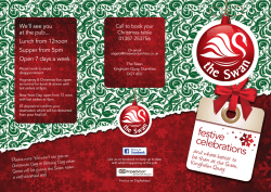 Download our Christmas menu
