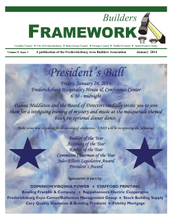 FRAMEWORK - Fredericksburg Area Builders Associations