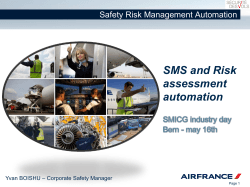 SMS and risk assessment automation