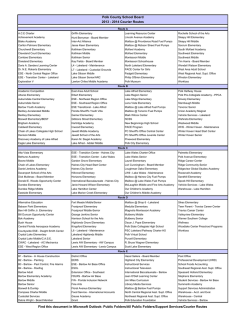 Courier Routes - Polk County Public Schools
