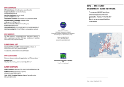 Download EPN flyer - EUREF Permanent Network