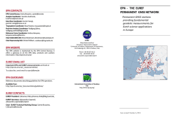 Download EPN flyer - EUREF Permanent Network