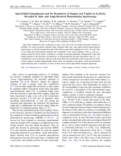Spin-Orbital Entanglement and the Breakdown of Singlets and