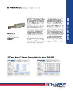 EMPower™ RF Power Meter for ETSI 300 328