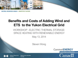 ETS and Wind Benefits In The Yukon