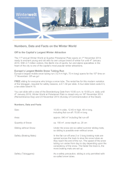 Figures and Facts Winter World eng 2014 - Winterwelt