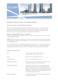 Figures and Facts Winter World eng 2014 - Winterwelt