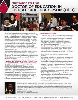 EdD Fact Sheet.indd