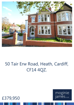 50 Tair Erw Road, Heath, Cardiff, CF14 4QZ