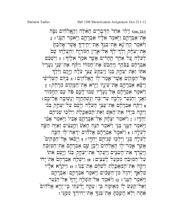 Shulamit Gen 22:1-12