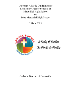Evansville Catholic Diocese Athletic Handbook