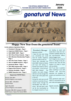 Draft January 2014 gonatural News