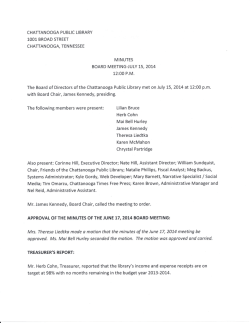 July 2014 Board Minutes - Chattanooga Public Library
