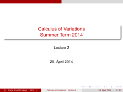 Lecture 2. Remarks on the Euler
