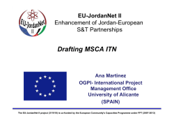 6.1 Drafting MSCA ITN - EU