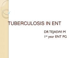 TUBERCULOSIS IN ENT