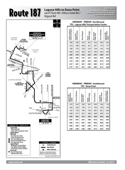 Route 187 - Orange County Transportation Authority