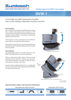 DVW 1 - Zumbach Electronic AG