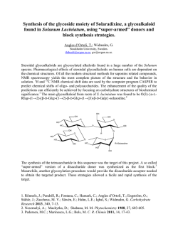 Abstracts – poster presentations ()