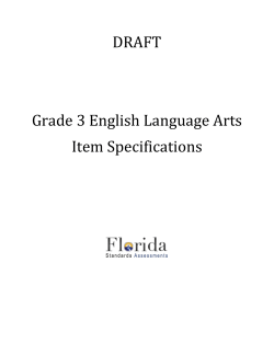 Grade 3 ELA - Florida Standards Assessments