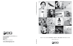 Annual Report 2014 - Esthetics International Group Berhad