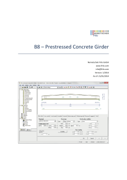 B8 – Prestressed Concrete Girder