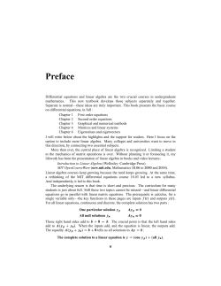 Preface - MIT Mathematics