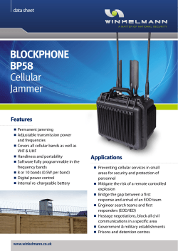 BLOCKPHONE BP58 Cellular Jammer