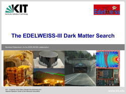 The EDELWEISS-III Dark Matter Search - Rencontres de Blois