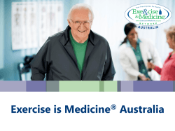 EIM (Exercise in Medicine) Presentation