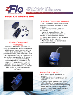 myon 320 Wireless EMG