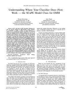 The SCaPE Model Class for EMM - A