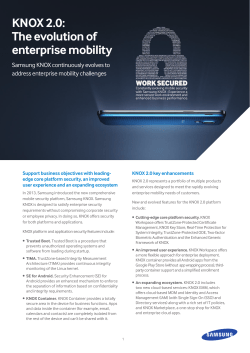 Samsung KNOX PDF file