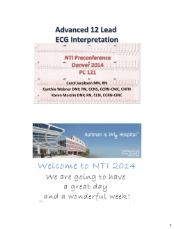 12 Lead ECG Interpretation - Cardiovascular Nursing Education