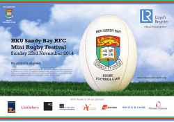 HKU Sandy Bay RFC Mini Rugby Festival
