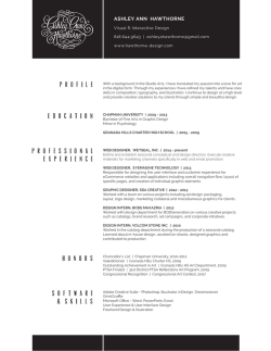 download resume - Hawthorne Design