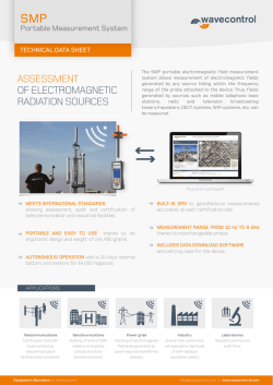 SMP - Wavecontrol RF safety