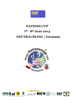 Nations Cup - World minigolf sport federation