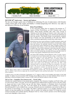 Newsletter No 59 Jan 2014 (PDF file)