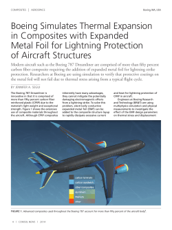 Boeing Simulates Thermal Expansion in Composites with