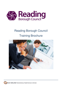 Equality Services Training Brochure