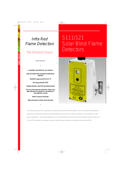 S111/121 Solar Blind Flame Detectors