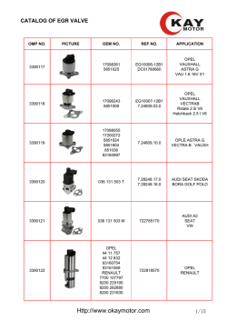 EGR valve