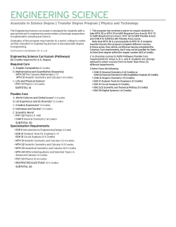 ENGINEERING SCIENCE - Bronx Community College